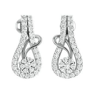 Larry Round Diamond Stud Earrings